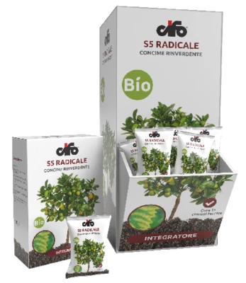CIFO INTEGRATORE S5 RADICALE CHELATO FERRO BIO BUSTA 10gr CONCIME RINVERDENTE