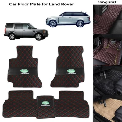 3Pcs Carpets Set Fit Land Rover Cargo Liner Car Floor Mats Auto Rugs 1997-2025 Foto 1 de 4
