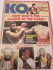 The Knockout Boxing Magazine-No Shipping Label-1989-Julian Jackson Pinup Incl.