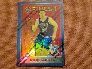 1995-96 Finest Refractor Tom Gugliotta Minnesota Timberwolves - Picture 1 of 1