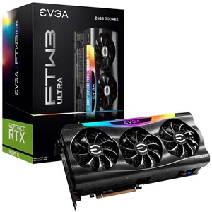 RTX 3090 EVGA FTW3 ULTRA 24GB Grafikkarte  sehr gut - 12 Monate Gewährleistung - - Bild 1 von 1