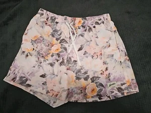 BATHER Pastel Tuscan Rose Lined Drawstring Swim Trunk/Shorts SZ Small W28×L5 - Picture 1 of 11
