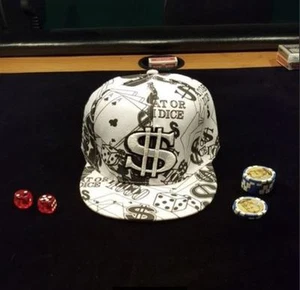 White fitted money cap - Picture 1 of 1