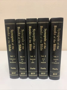 New Revised Edition 1979 Darby SYNOPSIS OF THE BOOKS OF THE BIBLE 5 VOL SET - Picture 1 of 11