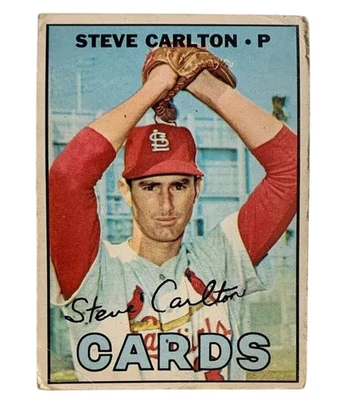 #146 Steve Carlton 1967 O-Pee-Chee Baseball Card - Image 1 of 2