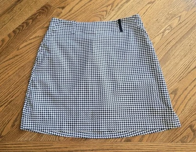 Nike Golf Skirt Women's Size M (8) (Waist 30") Pockets Stretch Black/White (#154 - Image 1 of 4