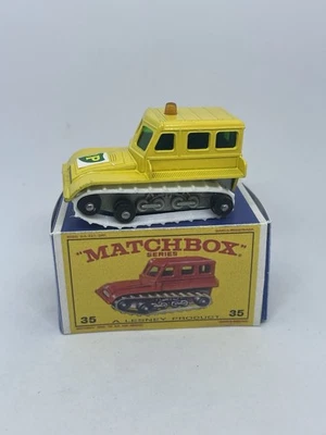 Vintage Lesney Matchbox 35 Custom Snow Trac BP Exploration Restored Repro Box. - Image 1 of 4