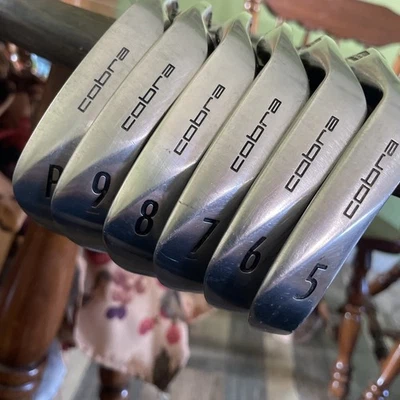 RH King Cobra II Oversize Iron Set 5-PW Regular  Flex Graphite Hump Shafts 38.5” - Image 1 of 4