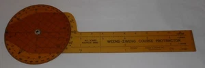 1957 Weems & Plath Inc. Weems-Zweng Course Protractor All Scales Nautical Miles - Picture 1 of 3