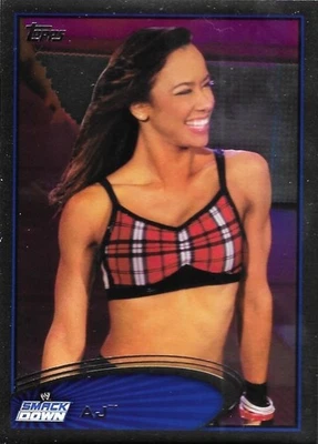 AJ Lee 2012 Topps WWE No. Paralelo de lámina de plata 88 Foto 1 de 2