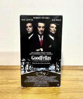 Goodfellas (VHS, 1990) Martin Scorsese Robert De Niro Joe Pesci Cult Classic OOP Foto 1 de 4