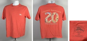 Tommy Bahama 20 Years of Relaxation T Shirt Mens Small Cotton Tropical Beachy - Picture 1 of 4