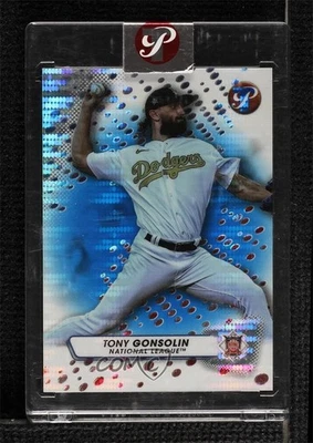 2023 Topps Pristine Blue Pristine Pulsar Refractor /75 Tony Gonsolin #295 - Image 1 of 2
