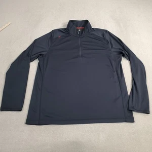 Rhone 1/4 Zip Pullover Mens Extra Large Black Shirt Jacket Performance Stretch - Picture 1 of 13
