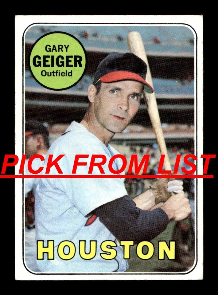 Topps Baseball 1969 #14-293 en muy buen estado-excelente selección de la lista TODAS LAS FOTOS zz0 Foto 1 de 1