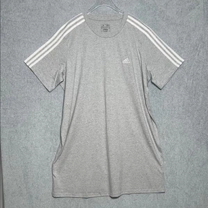 Adidas Essentials 3-Streifen Boyfriend Loose Fit T-Shirt Kleid NEU Größe 2X - Bild 1 von 8