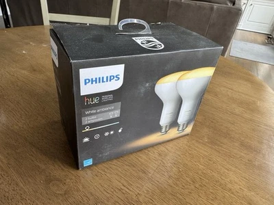 2 Philips Hue Ambiance BR30 Dimmable LED Smart Flood Light - White, 1 Pack of 2 - Image 1 of 3
