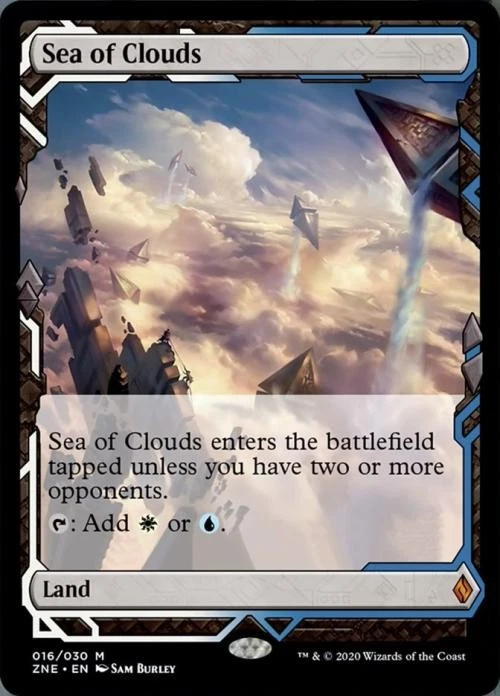 MTG English Sea of Clouds NM Foil Zendikar Rising Expeditions - Image 1 of 1