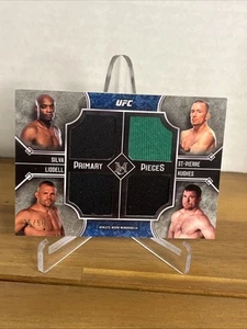 2017 UFC Topps Museum Collection FPQR-SSLH /50 Quad Patch - Picture 1 of 2