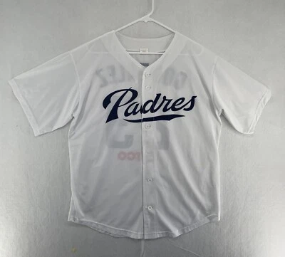 San Diego Padres  Adrian Gonzales Jersey Mens XL Home White NICE. Giveaway - Image 1 of 4