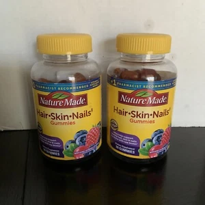 Nature Made Hair Skin Nails Gummies Mixed Berry Flavor 90cts - Picture 1 of 2