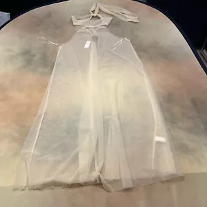 Anthropologie Sunday In Brooklyn Sheer Tulle Overlay Pink Color One Size Lacy - Picture 1 of 9
