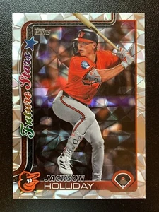 2025 Topps Series 1 - Future Stars Jackson Holliday #220 Diamante Foil - Picture 1 of 2