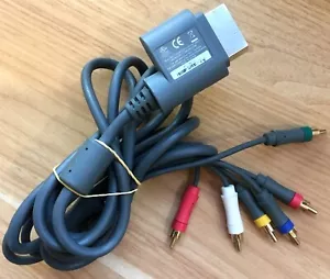 CÂBLE VIDÉO COMPONENT OFFICIEL POUR CONSOLE MICROSOFT XBOX 360 PAL EURO HD AV - Foto 1 di 4