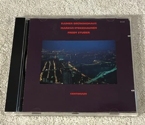 RAINER BRUNINGHAUS: "Continuum" ECM 1266 CD: w/Markus Stockhausen: EX/VG+ - Picture 1 of 4