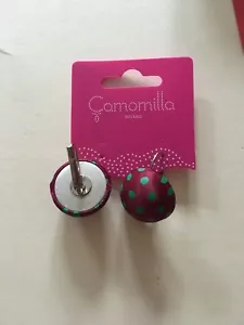 Orecchini Dotty Con Punti Verdi - Foto 1 di 3