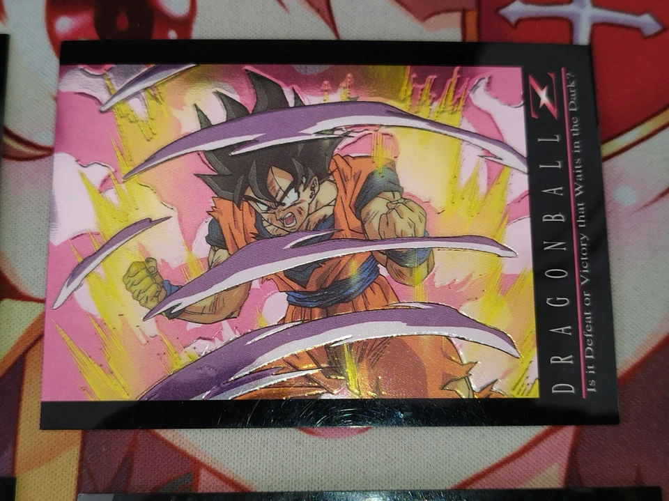 Carte Dragon Ball Trading Cards Chromium DBZ 068 Amada US set rare 68 Goku - Photo 1/1
