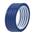 5Pcs 5mm Width 164ft Length Single-side Electrical Insulated Adhesive Tape Blue