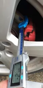UNIVERSAL ADAPTOR FOR CALIPER VERNIER BRAKE DISC THICKNESS MEASURING - Picture 1 of 9