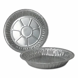 Durable Packaging 9" Deep Aluminum Pan, 40 Gauge | 500 per Case - Picture 1 of 2