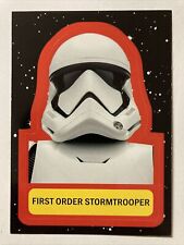 2019 Topps STAR WARS The Rise of Skywalker Sticker Card #cs-14 FO STORMTROOPER