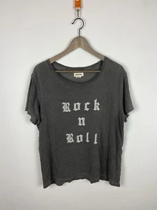 Zadig & Voltaire Alys Rock And Roll Strass T-Shirt Sz M - Picture 1 of 14