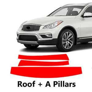 Roof+A Pillars PreCut Paint Protection Film For INFINITI QX50 BASE 2016-2018 - Picture 1 of 6