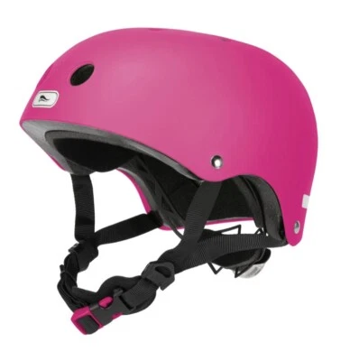 Safety Helm mit 6 LEDs Kinder Inlinerhelm Sicherheit Ventilationssystem Pink - Bild 1 von 4