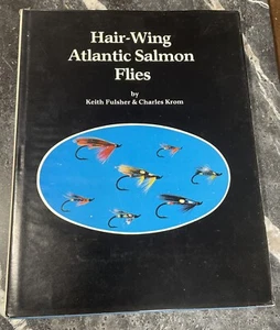Hair-Wing Atlantic Salmon Flies Fulsher & Krom 1981 Signed LImited 1st Ed. DJ - Picture 1 of 13