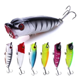 6 Stück Topwater Popper Angelköder Wobbler Crankbait 6,5cm/11,8g Schwimmköder - Bild 1 von 17