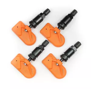 New 433mhz Black Stem TPMS Set Fits 2007 2008 Porsche 911 Carrera Targa 4S - Picture 1 of 1