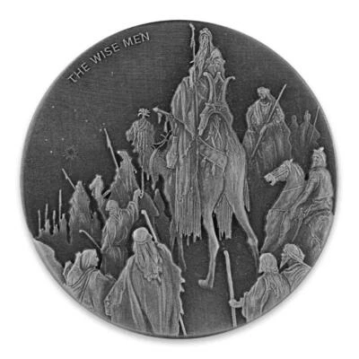 2017 2 oz .999 Silver Coin - The Wise men (Magi) - Biblical Coin Series #A493 - Image 1 of 4
