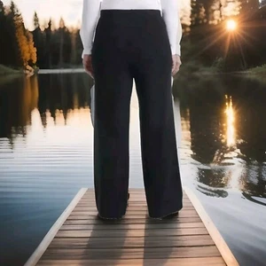 Splendid Ladies' Wide Leg Sweater Pant, Black, M - Picture 1 of 4