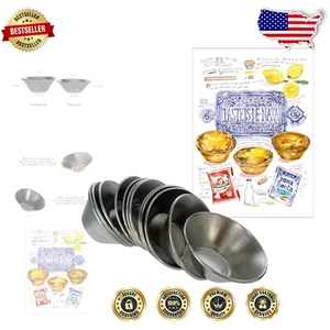 Pastel de Nata Egg Tart Molds - 12 Standard Handmade Tins with Recipe Included - Picture 1 of 11