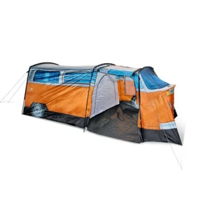 Volkswagen VW-Bus BULLI T2 Zelt 3 Personen Orange Camping 380x200x145 cm NEU - Bild 1 von 5