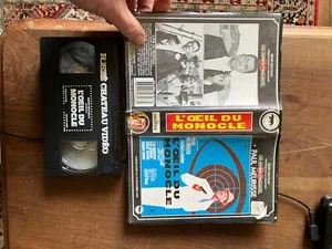 CASSETTE VIDEO VHS CINEMA RENE CHATEAU l oeil du monocle paul meurisse biraud 1 - Photo 1/1