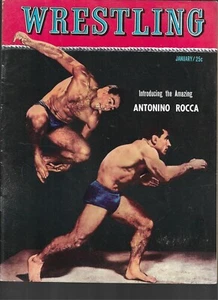 WRESTLING PREMIERE ISSUE, JAN. 1952-ANTONIO ROCCA COVER,LOU THESZ,ETC - Picture 1 of 4