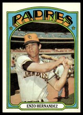 1972 Topps #7 Enzo Hernandez San Diego Padres NR-MINT SET BREAK!