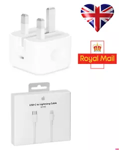 100% originale Apple 20W PD SPINA & C a CAVO ALLEGGERIMENTO 1M, CARICABATTERIE RAPIDO - Foto 1 di 25