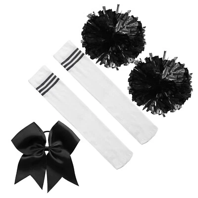 Girls Cheerleading Outfit Fancy Dress Sleeveless Tank Top Pleated Mini Skirt Set - Image 1 of 2